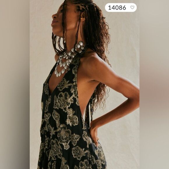 Free People Holding On Convertible Maxi Dress/ size S - Picture 4 of 10